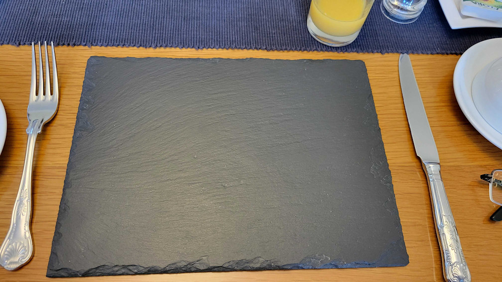 Slate placemat
