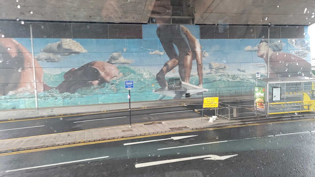 Mural under the overpass